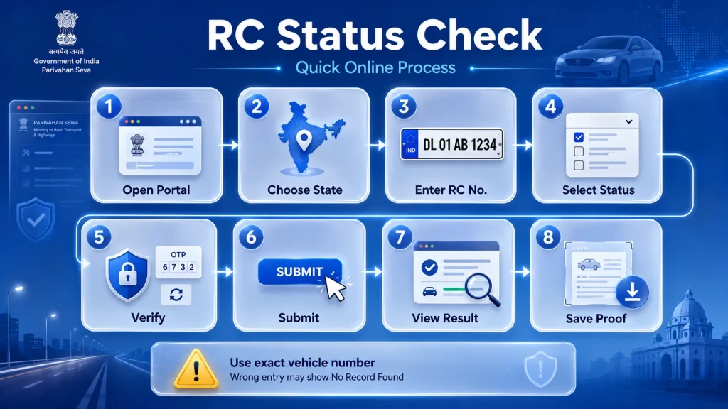 RC Status check process
